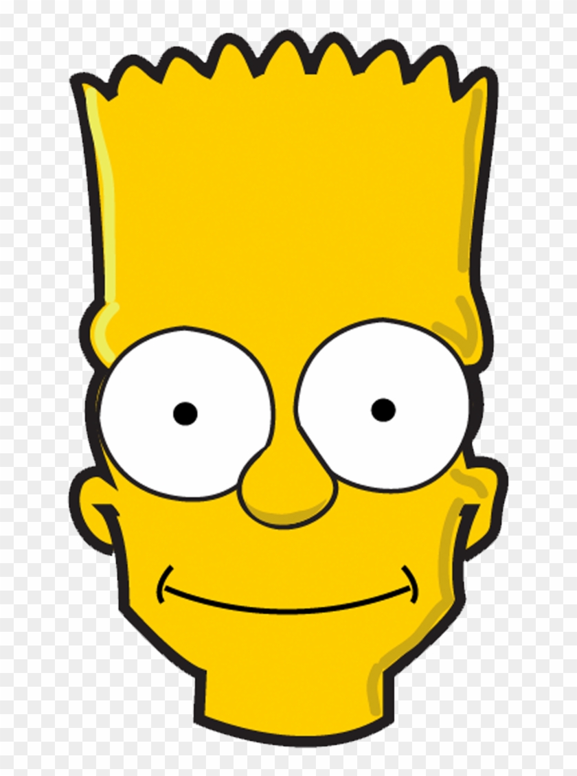 Bart Simpson Face Png Clipart #1621175