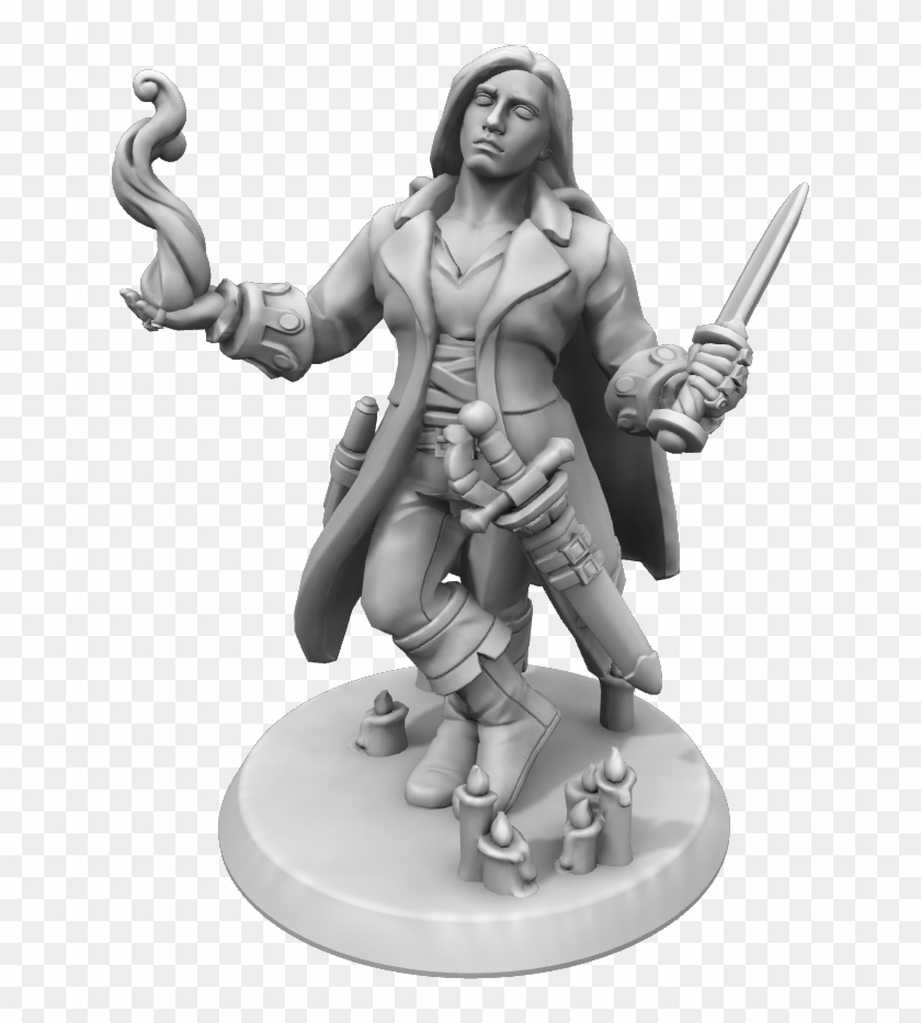 Inspired By The Heroforge Miniature Simon Belmont Posted - Figurine Clipart