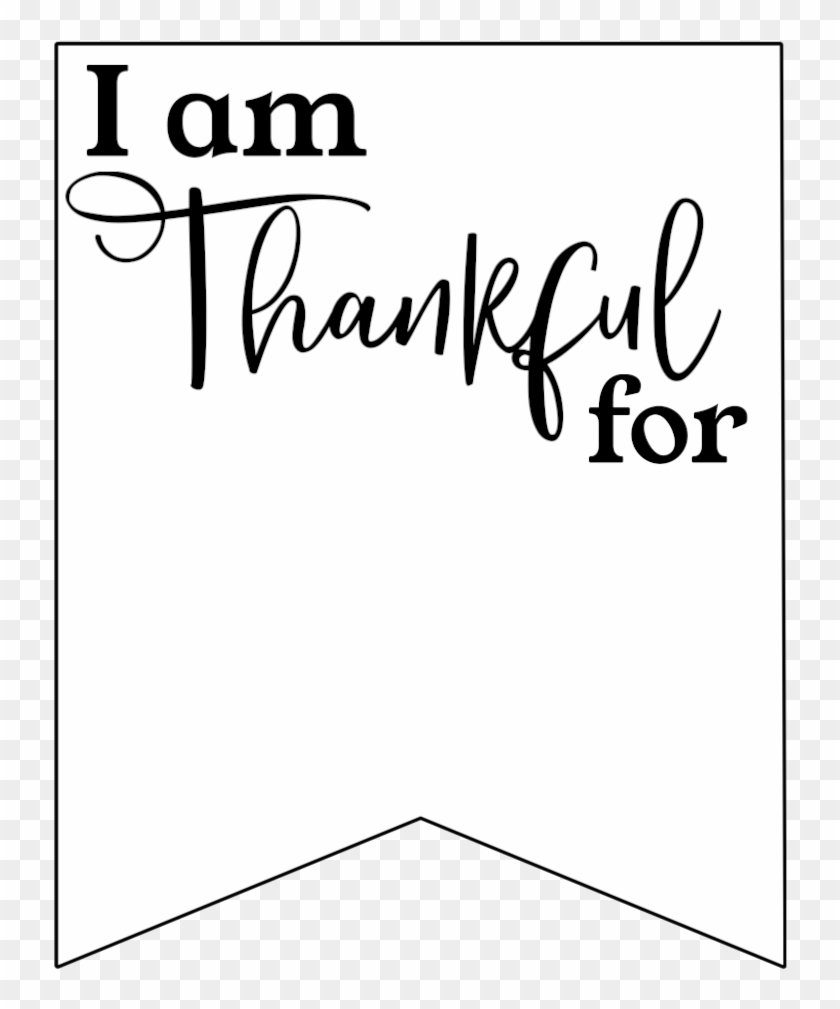 Happy Thanksgiving - Thankful Banner Clipart