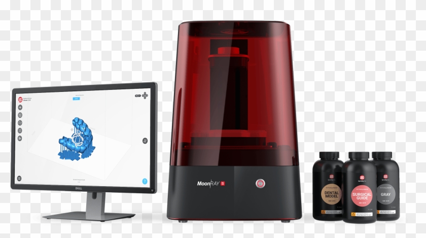 Moonray 3d Printer - Digital Dentistry 3d Printing Clipart