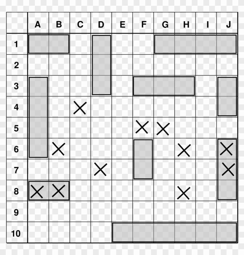 Market Games For Kids - Battleship Game Board Clipart #1621760