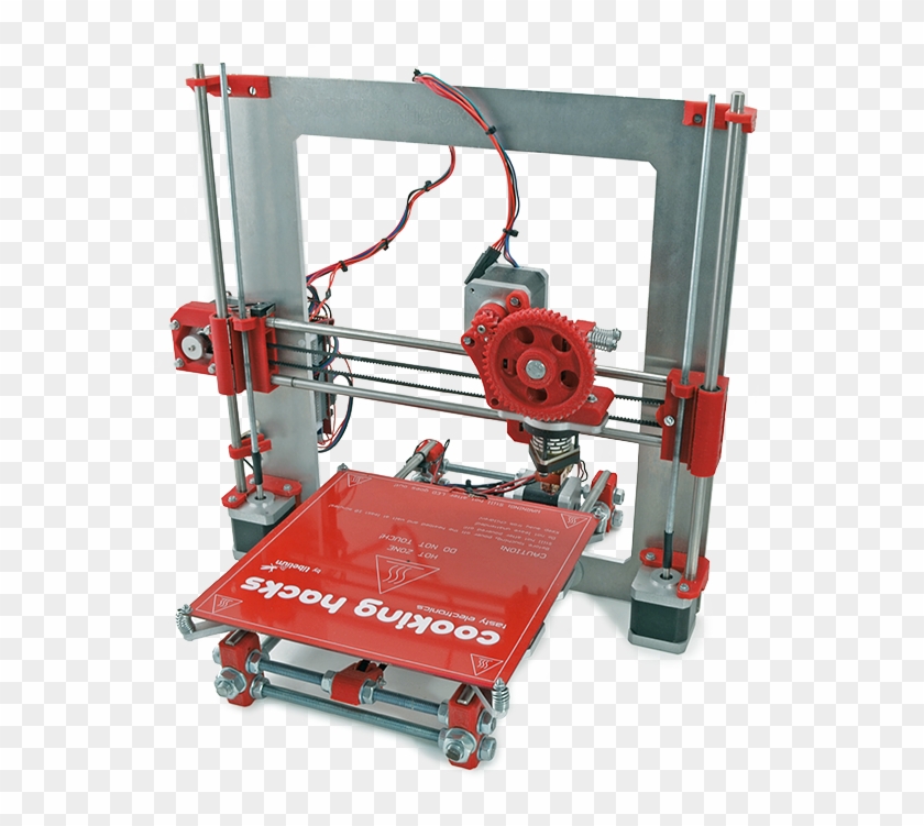 3d Printer By Cooking Hacks - 3d Printer Prusa Clipart #1621811