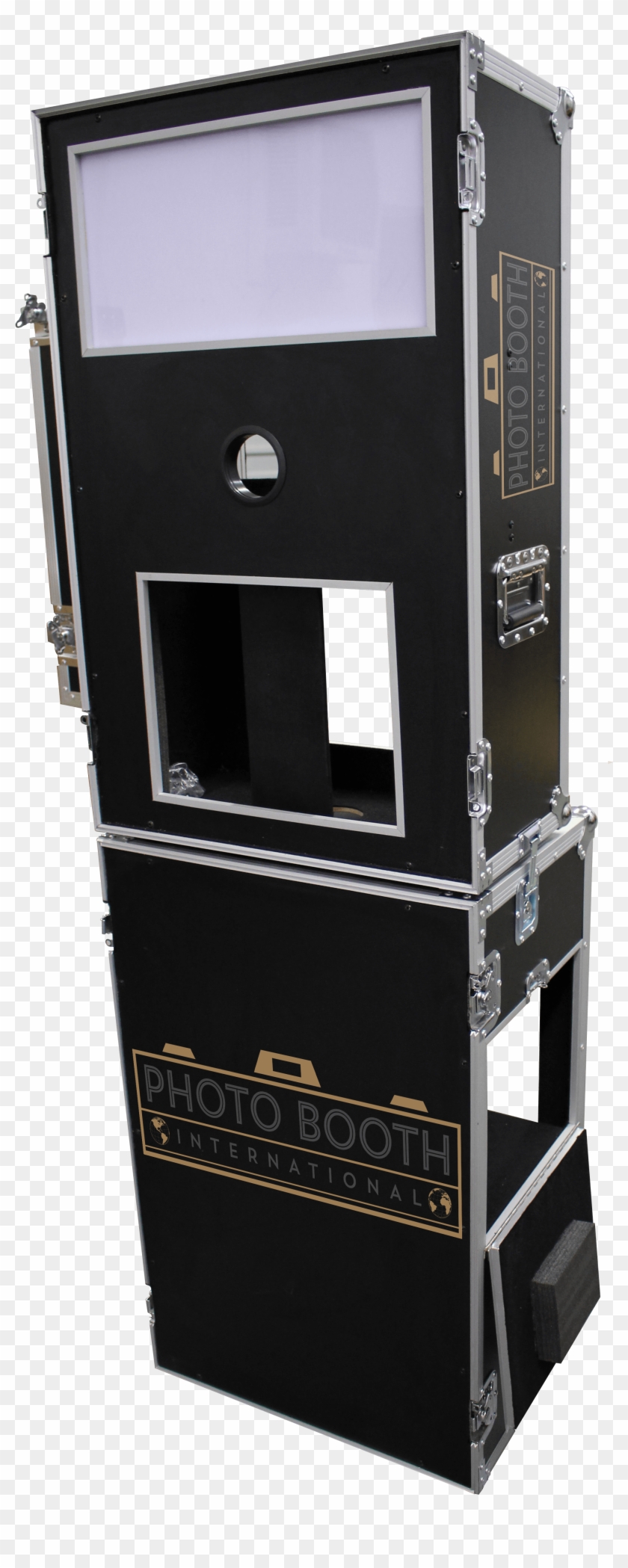 Black Photo Booth Road Case Shell Clipart