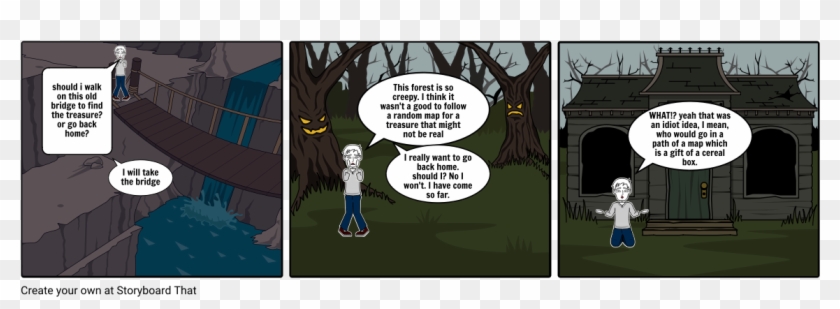 The Fake Treasure Map - Comics Clipart