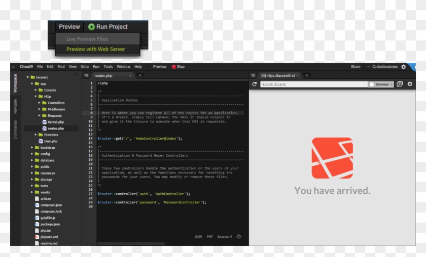 Cloud9-3 - Cloud9 Php Clipart #1623036