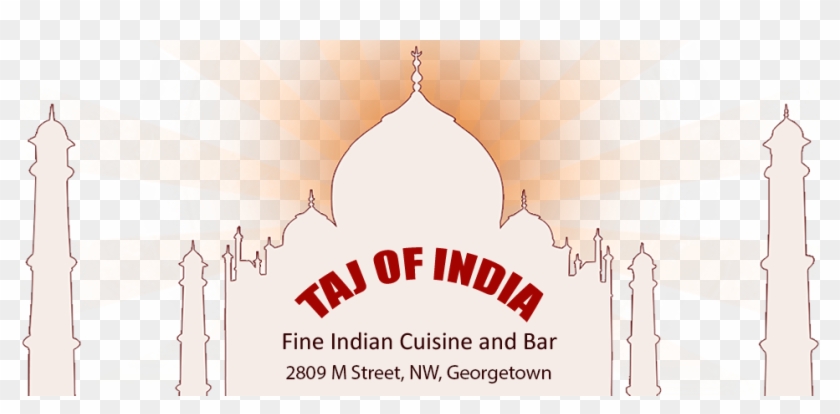 Taj Of India Georgetown - Mosque Clipart #1623171