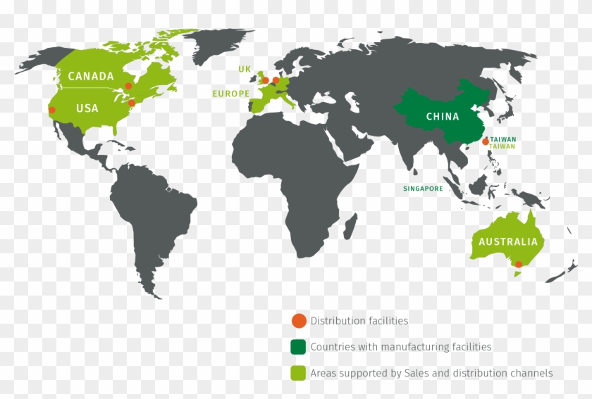 Sd World Map - High Quality World Map Black And White Clipart