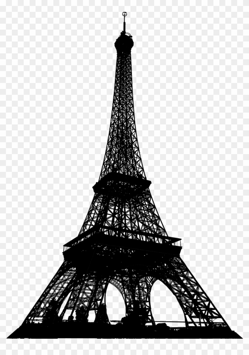 Eiffel Tower Silhouette - Fondo De Torre Eiffel Png Clipart
