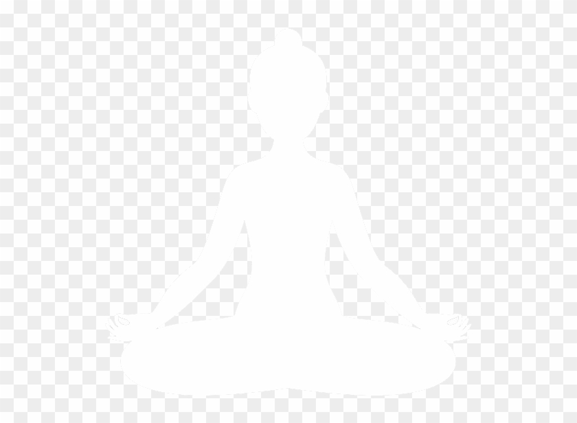 Yoga And Meditation - Yoga Png Logo White Clipart
