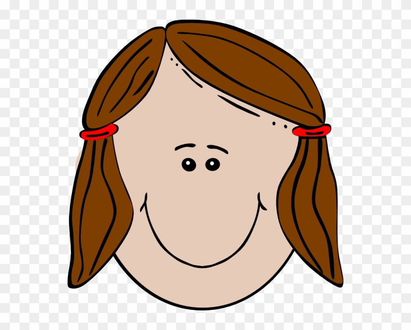 Small - Girl Boy Cartoon Face Clipart #1624070
