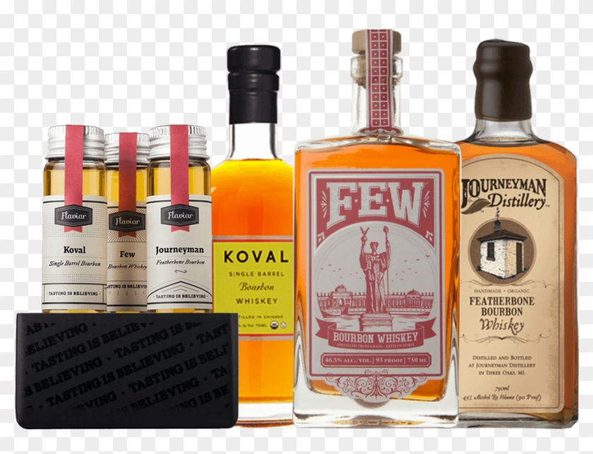 The Craft Side Of Bourbon - American Whiskey Sampling Set Clipart #1624252