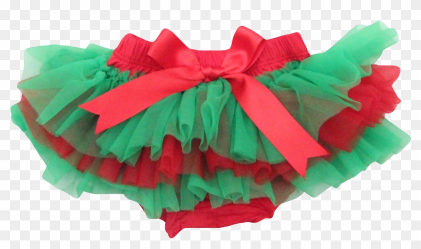 Red And Green Christmas Tutu Bloomer Clipart #1624362