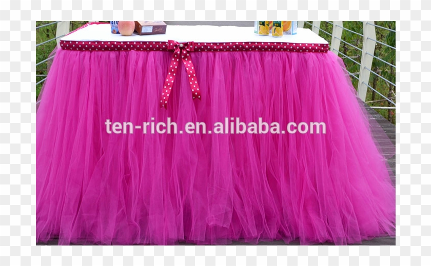 Wholesale New Design Party Wedding Pink Tutu Table - Skirt Clipart #1624433