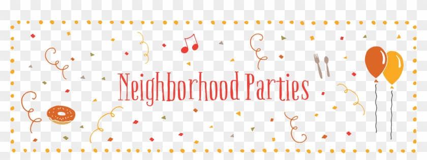 <h1>neighborhood Parties</h1> Fall Party Banner Church Clipart #1624479