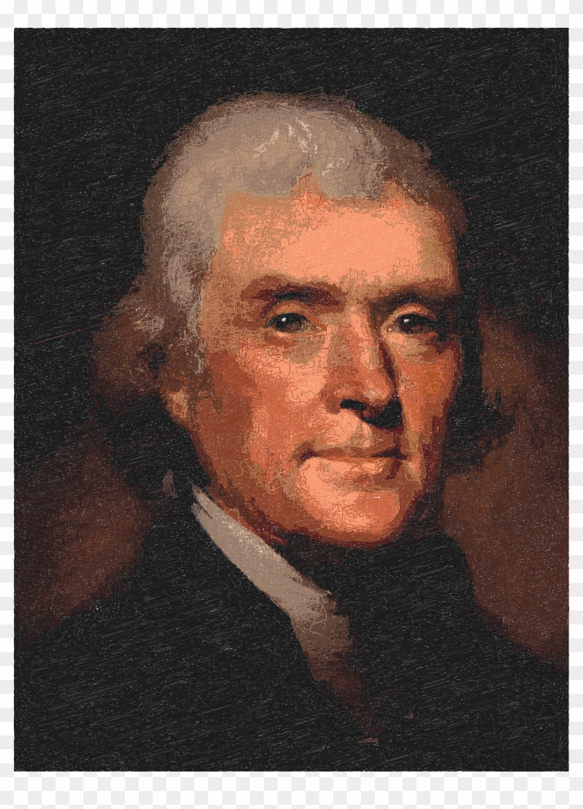 Thomas Jefferson Simulation - Thomas Jefferson Clipart #1624484