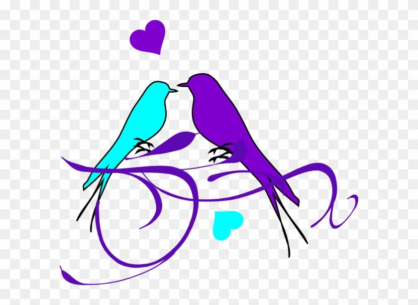 Purple Wedding Cliparts - Wedding Dove Png Transparent Background #1624694