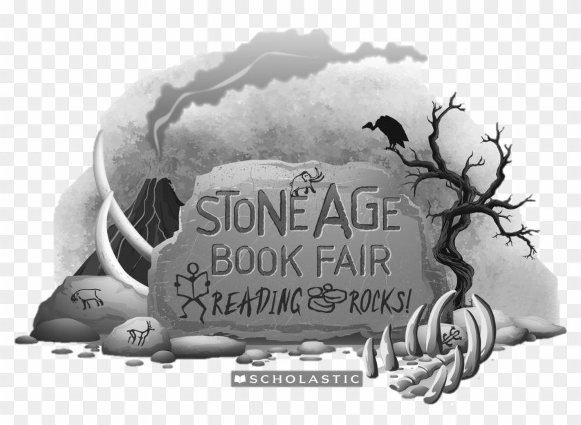Stone Age Large Logo - Dino Mite Book Fair Clipart #1624732