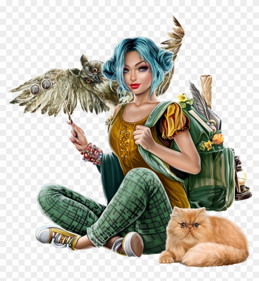 Pin By ~girly❤️girl~ On ~ Women 'liilu' Is On Study' - Illustration Clipart