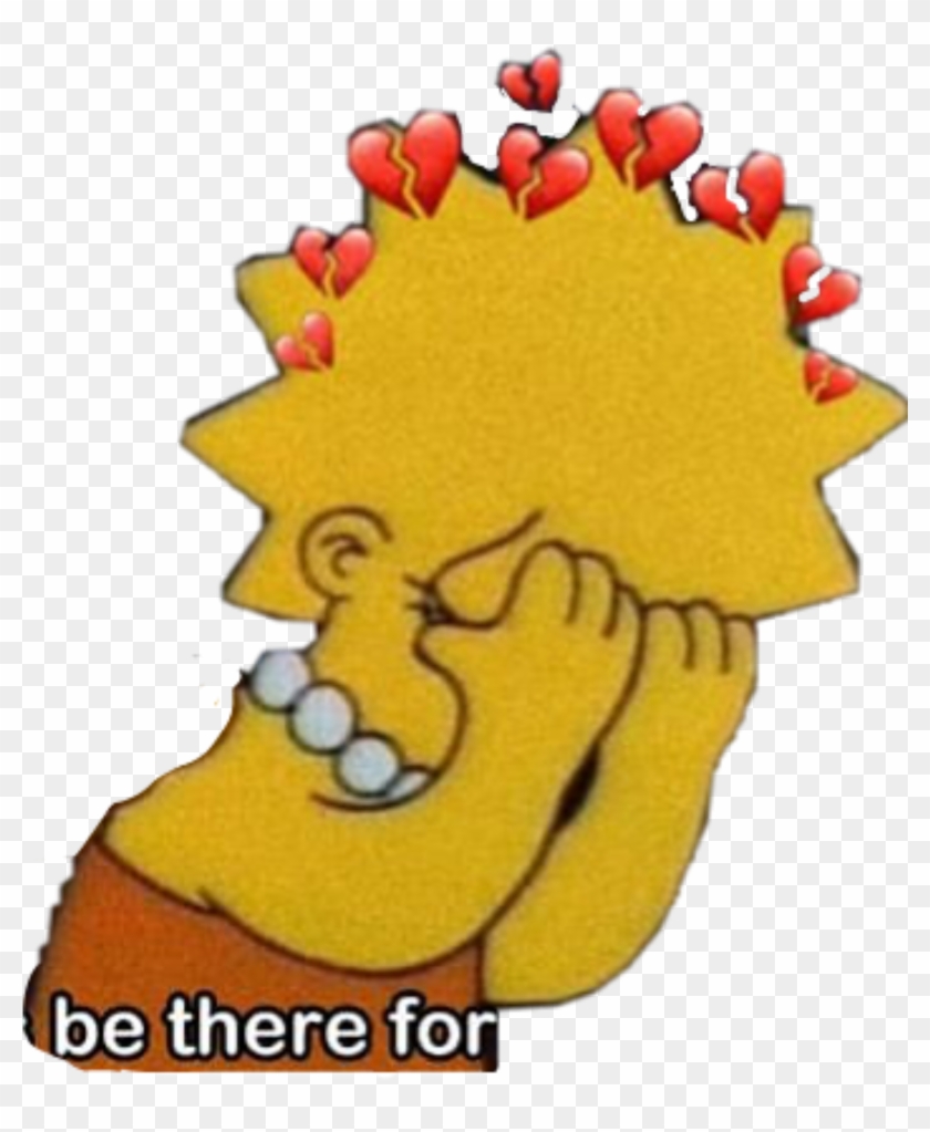Popular And Trending Heartbroken Stickers On Picsart - Lisa And Bart Sad Clipart