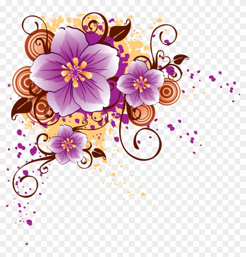 Digital Images Psd - Flowers Clipart #1625836