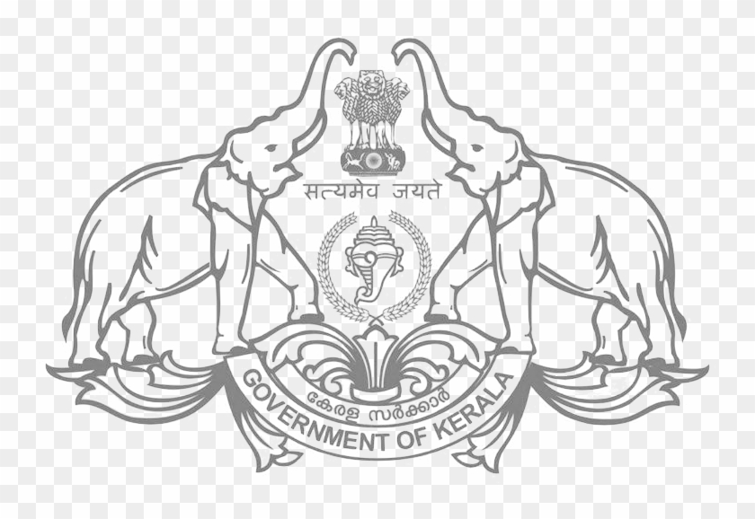 Governmanet Of Kerala - Government Of Kerala Emblem Clipart #1626148