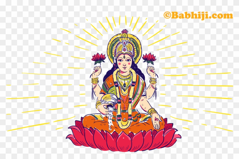 Lakshmi Mata, Lakshmi Mata Images, Lakshmi Mata Wallpapers - Lakshmi Devi Png Clipart #1626285