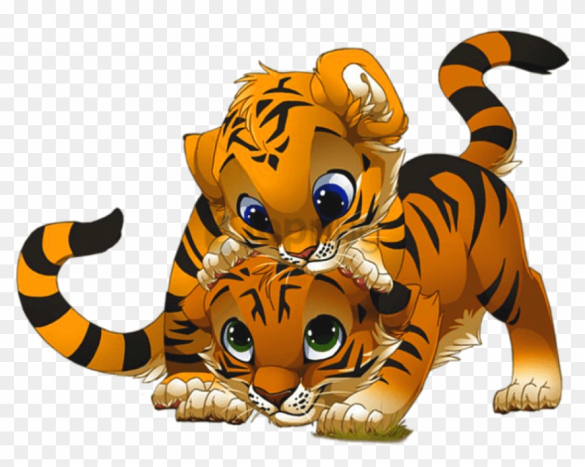Free Png Download Tigers Png Images Background Png - Cute Cartoon Tigers Clipart #1626670