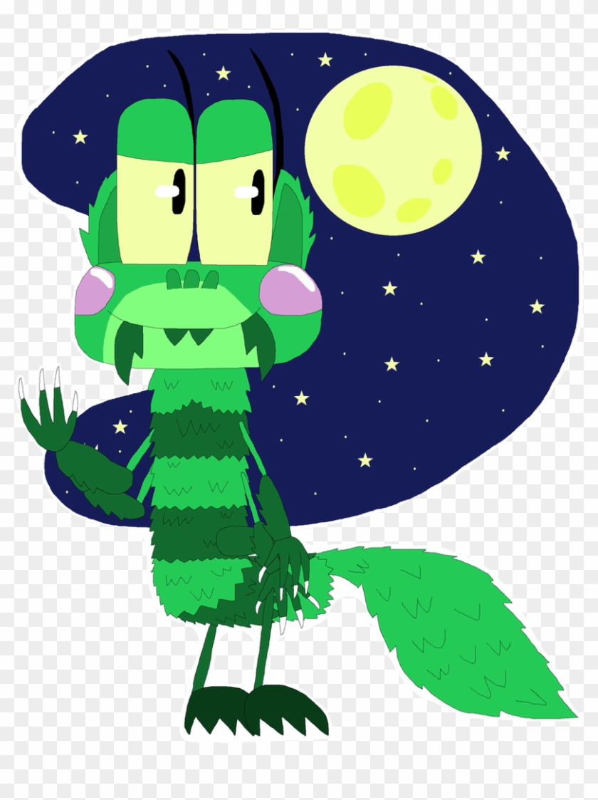 Werewolf Cricket By Tarzanwothaz Werewolf Cricket By - Cartoon Clipart
