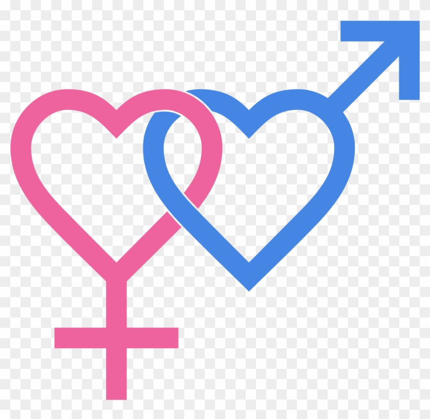 Open - Heterosexual Symbol Clipart #1626820