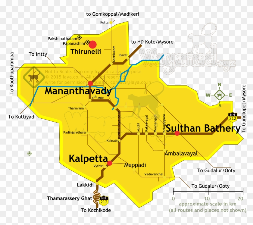 Thirunelli In Wayanad Map - Quito Ecuador Karte Clipart