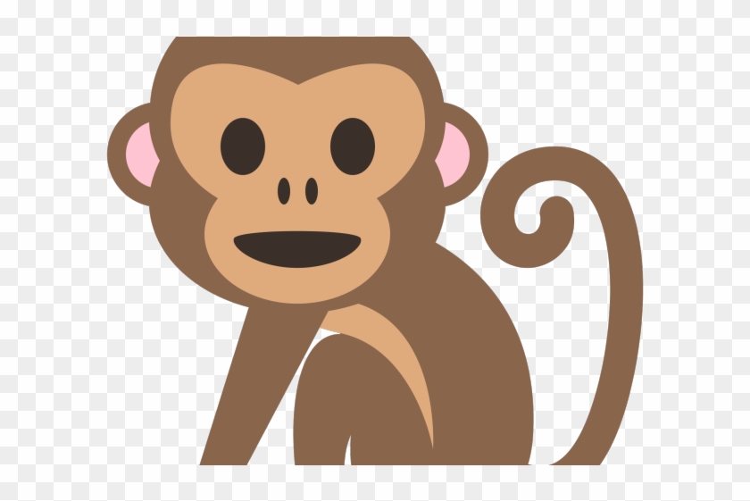 Ape Clipart Orange Monkey - Monkey Face Clipart - Png Download