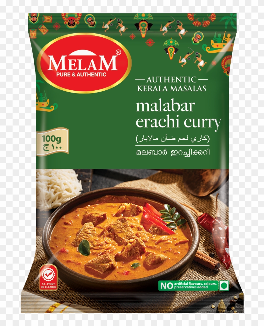 Malabar Erachi Curry - Melam Curry Masala Clipart #1627270