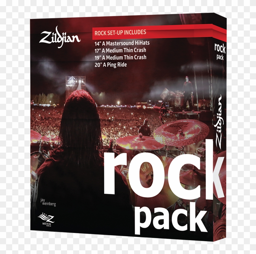Zildjian Rock Music Cymbal Pack - Zildjian A Rock Pack Clipart #1627453