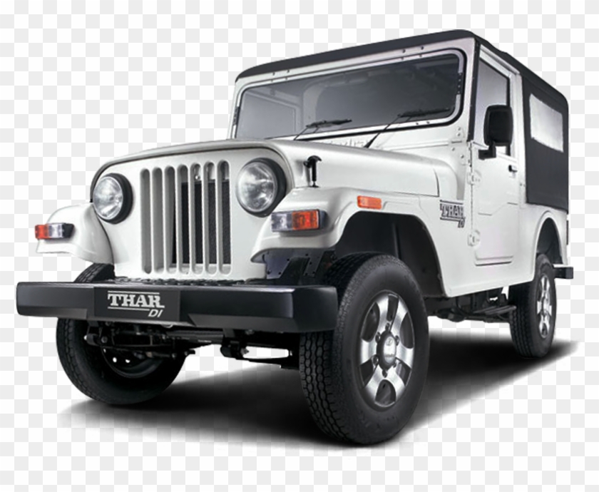 Mahindra Thar Di Diamond White - Mahindra Thar Di 4wd Clipart #1627494