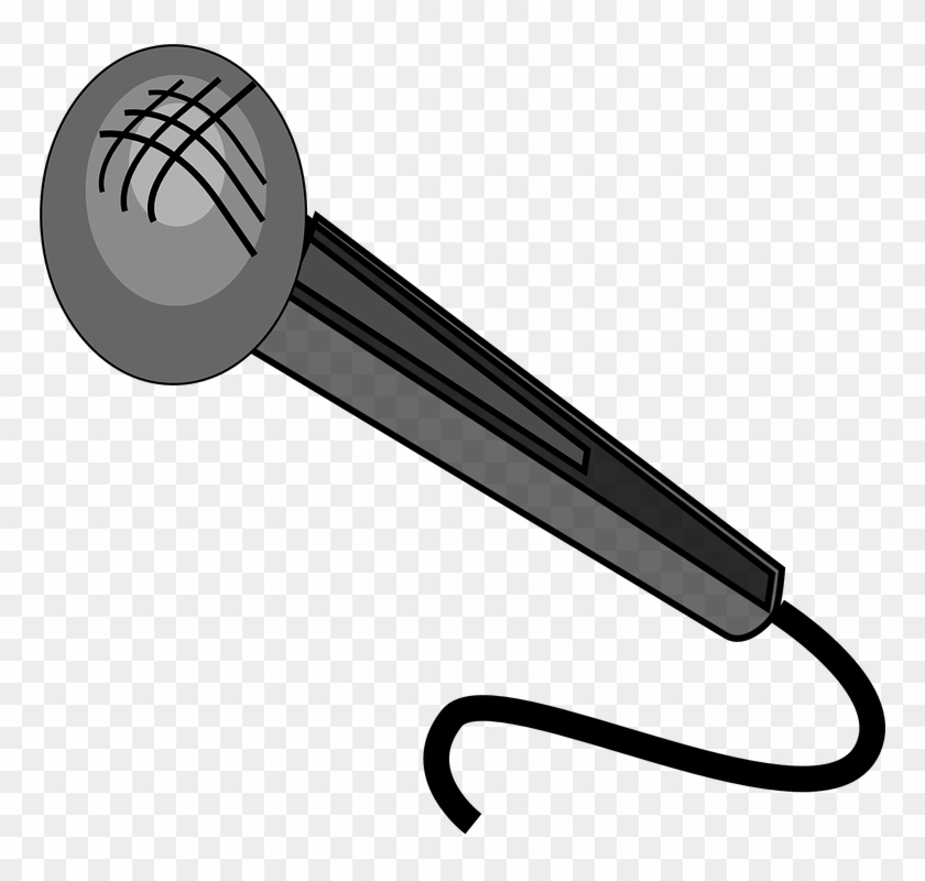 Microphone, Sound, Voice, Sing, Loud - Transparent Background Microphone Clipart - Png Download