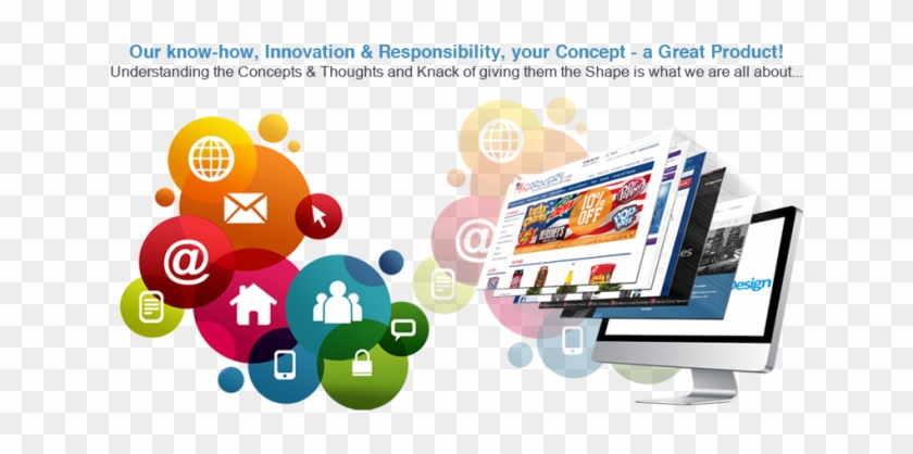 E Commerce Concept Transparent Image - E Commerce Website Banner Clipart #1628023