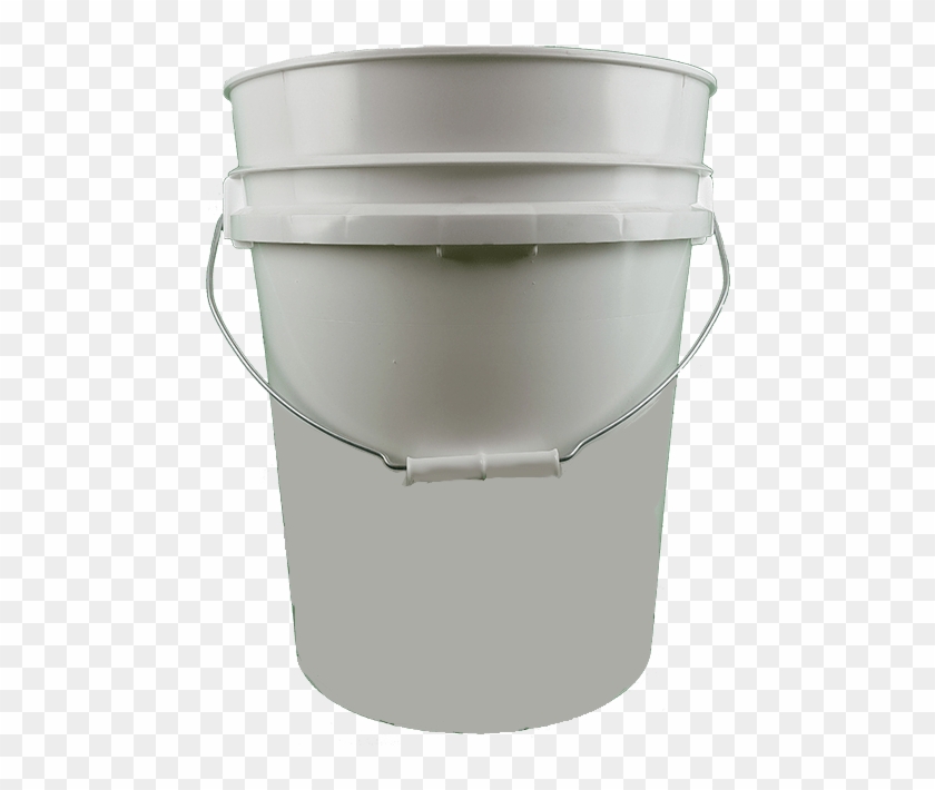 25 Gallon Plastic Bucket White - Bucket Clipart #1628497