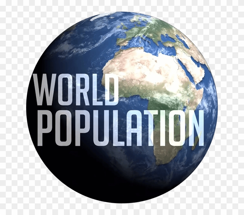 Explore Population Growth From 1 C - World Population Clipart #1628533