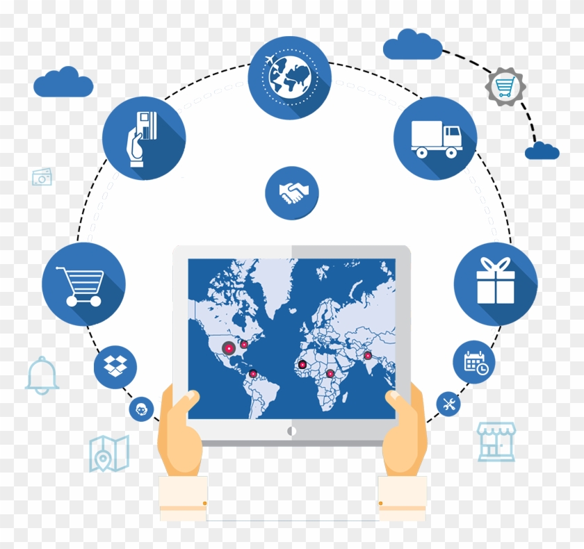 We Develop Highly Secure And Scalable Ecommerce Applicationswhich - World Map Clipart #1628535