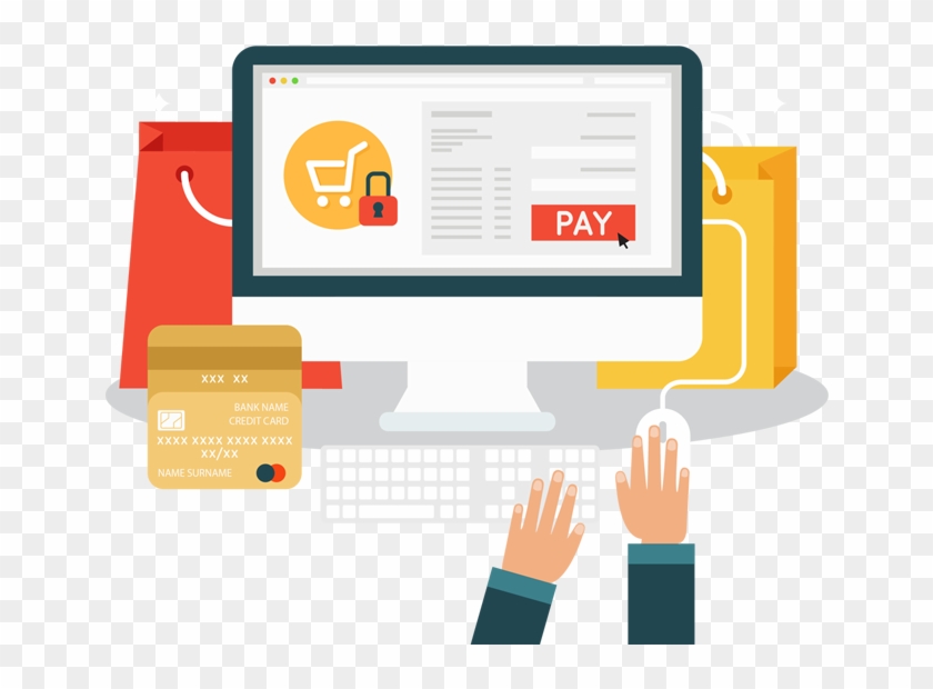 Our E-commerce Development Services Include, - Online Shopping Clipart