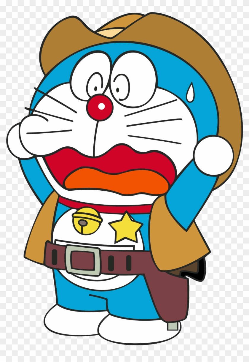 15 Doraemon Drawing Cowboy For Free Download On Ya - Background Power Point Bergerak Clipart