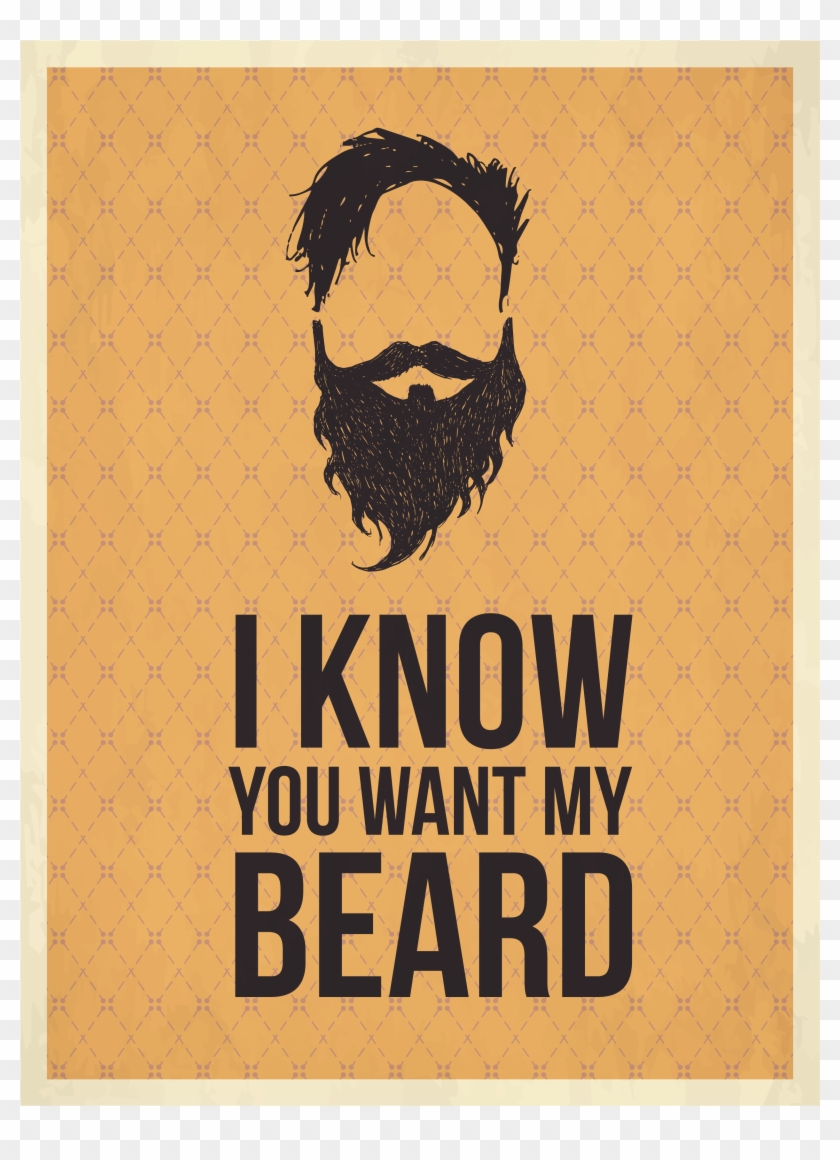 Beard Types And Styles - Poster Clipart #1628842