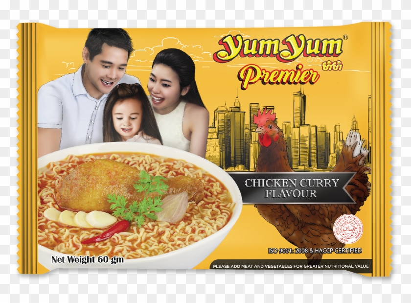 Yum Yum Premier Chicken Curry Flavor - Pancit Clipart