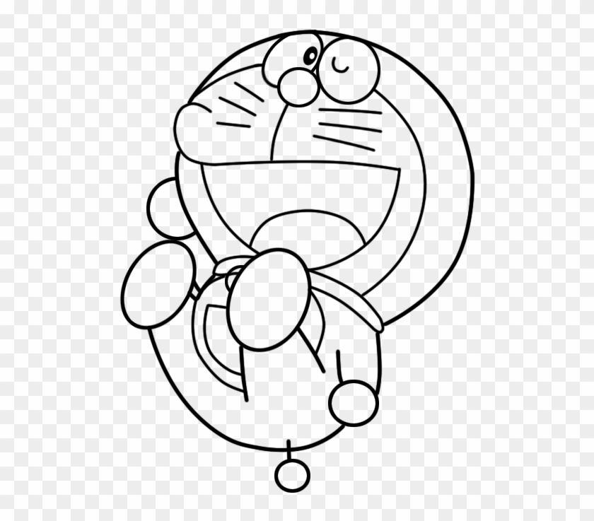 Tranh Tô Màu Doraemon - Doraemon Clipart #1629113