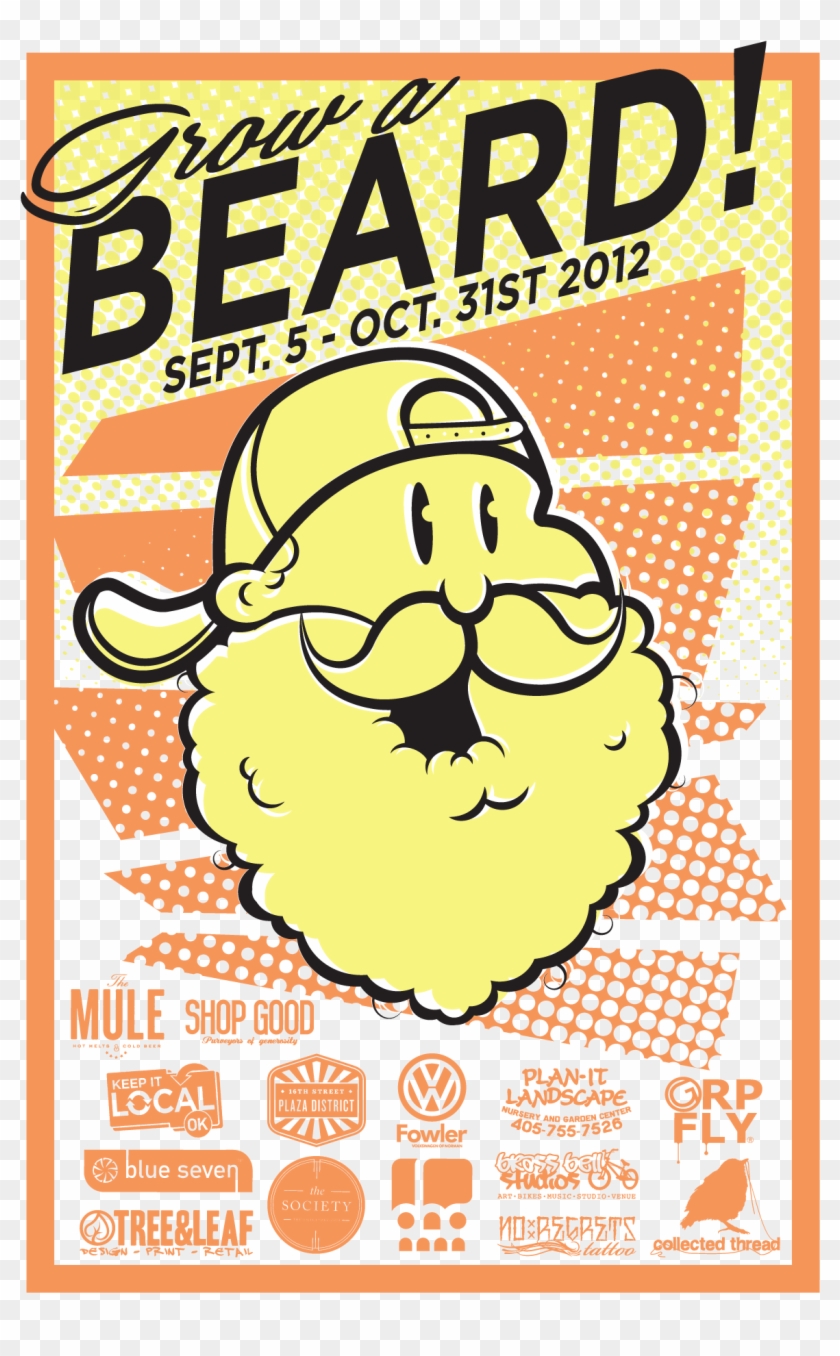 Tree And Leaf Clothing Beard Contest - Grpfly Clipart