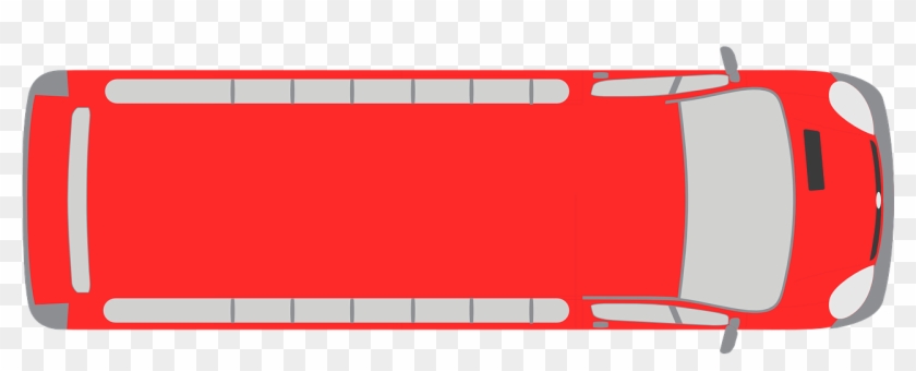 960 X 480 3 - Bus Top View Vector Clipart