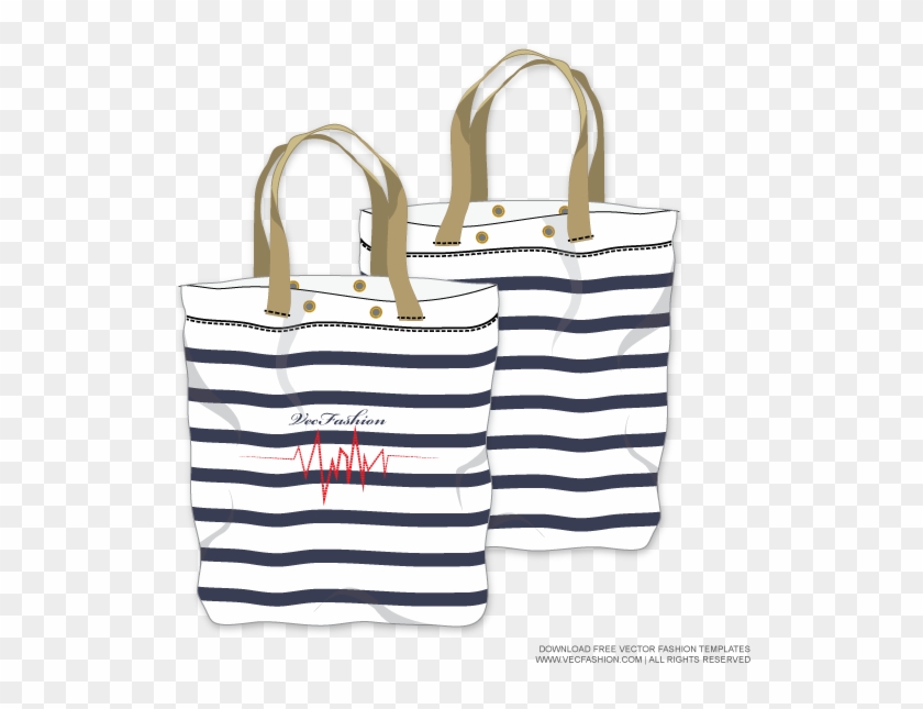 Clip Art Transparent Download Womens Accessory Illus - Tote Bag Technical Sketch - Png Download
