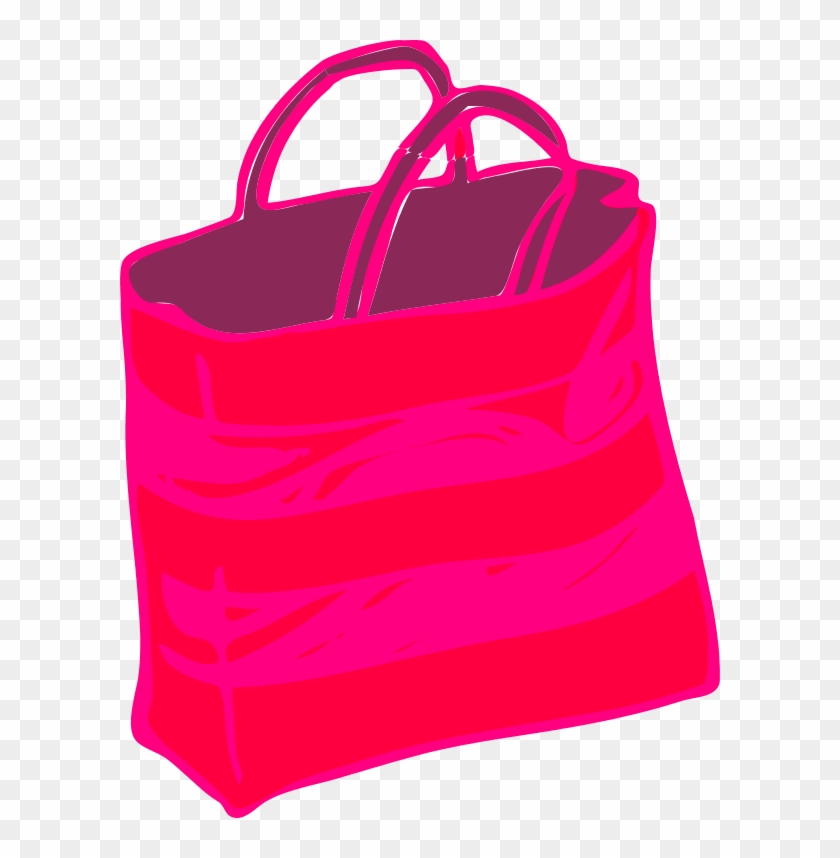 Shopping Bags Pink Shopping Bag Clipart - Bag Clipart Transparent Background - Png Download