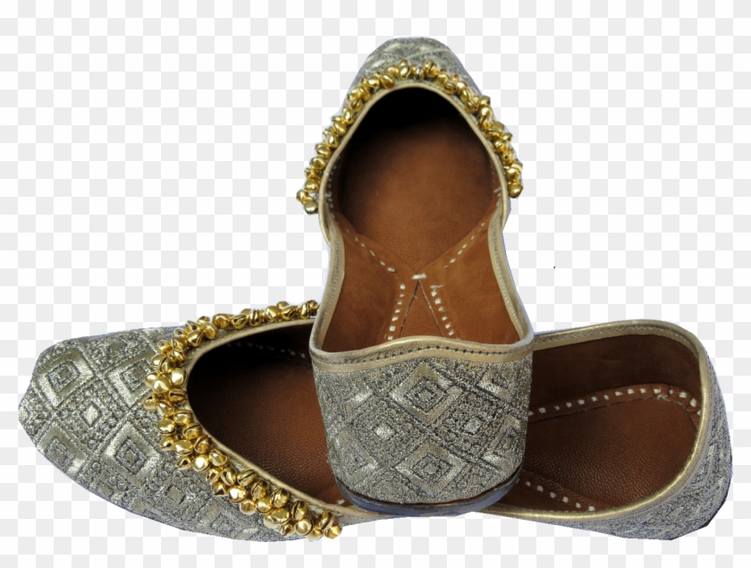Lite Golden Ghungroo Jutti - Sandal Clipart #1630473