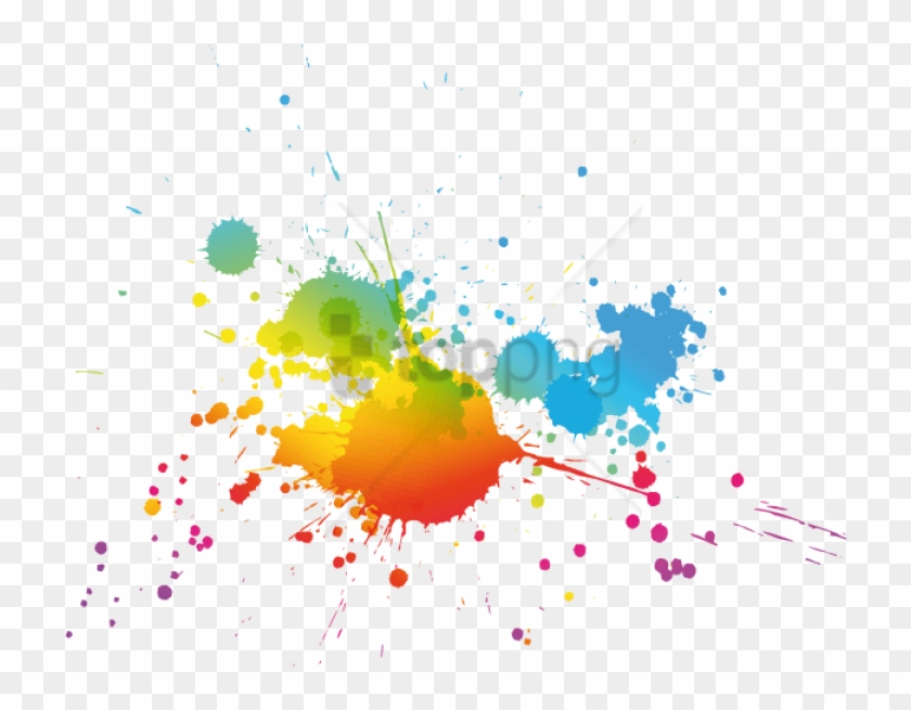 Free Png Download Color Splash Png Png Images Background - Oil Paint Effect Png Clipart